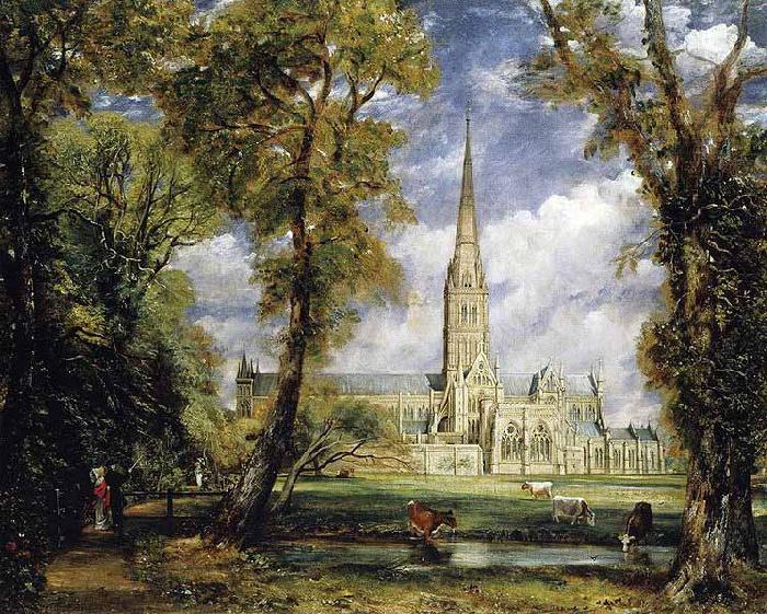 John Constable Salisbury Cathedral from the Bishop s Grounds oil painting picture